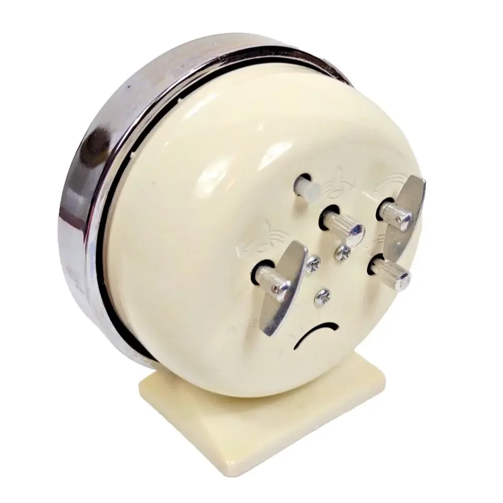 Vintage Baby Bell Wind Up Alarm Clock Classic Analog Time Piece 60’s Mint Works - Picture 2 of 7